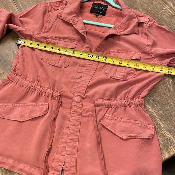 Sanctuary Field Tie Jacket - Size Medium Orange - Picture 8 of 11